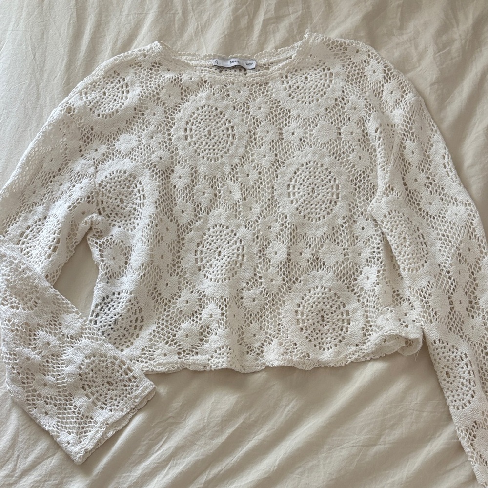 Mango crochet top